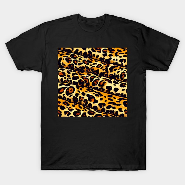 Stylized Leopard Fur - Printed Faux Hide #3 T-Shirt by Endless-Designs